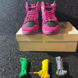 Nike SB dunk  active pink/9M (10.5W)